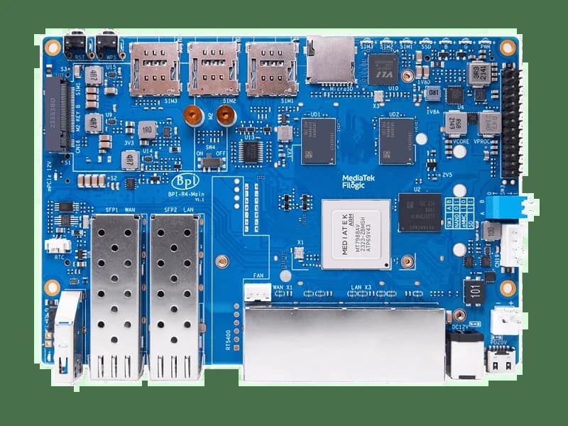 Banana Pi R4 8GB board